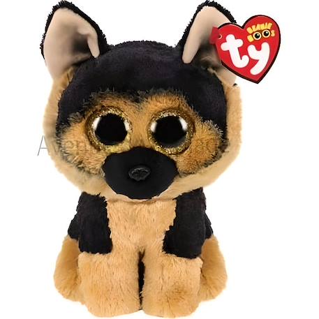 Peluche Ty Beanie Boo's Spirit le Berger Allemand 15 cm - TY - Plush - Enfant - Bleu - Marron MARRON 1 - vertbaudet enfant 