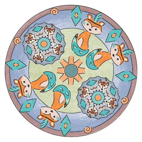 Ravensburger - Mandala Designer - Pochoirs et crayons inclus - Boho Style - Jeu créatif dès 6 ans BLEU 5 - vertbaudet enfant 