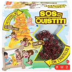 Jouet-Jeux de société-Jeux classiques et de réflexion-Mattel Games - SOS Ouistiti - Jeu de Société Familles - 5 ans et +