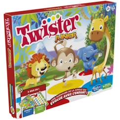 Jouet-Twister Junior - tapis réversible 2-en-1 évolutif - Jeu de société junior - Hasbro Gaming