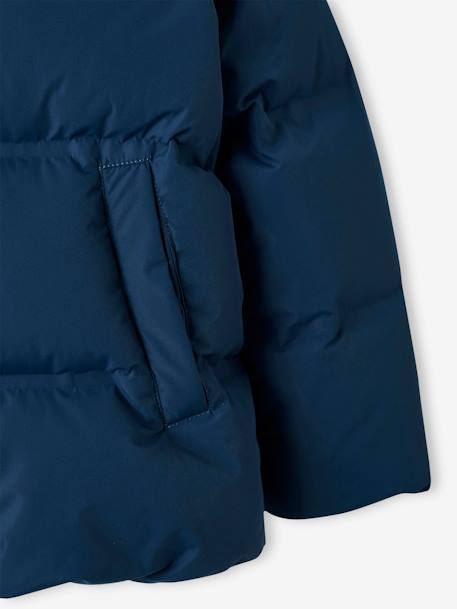 Doudoune garnissage en plume et duvet garçon bleu 5 - vertbaudet enfant 