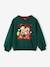 Sweat fille Disney Mickey & Minnie® Noël vert sapin 1 - vertbaudet enfant 