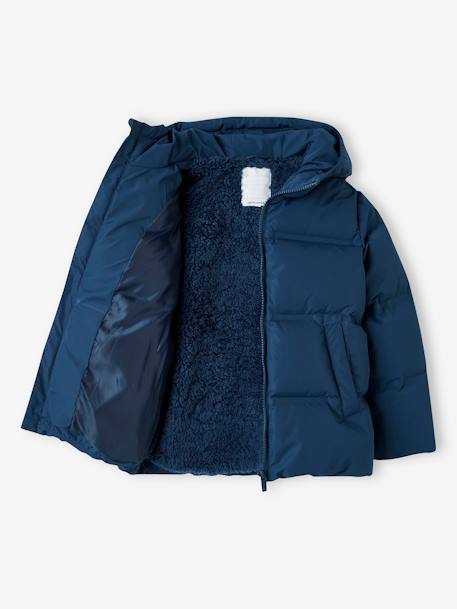 Doudoune garnissage en plume et duvet garçon bleu 2 - vertbaudet enfant 