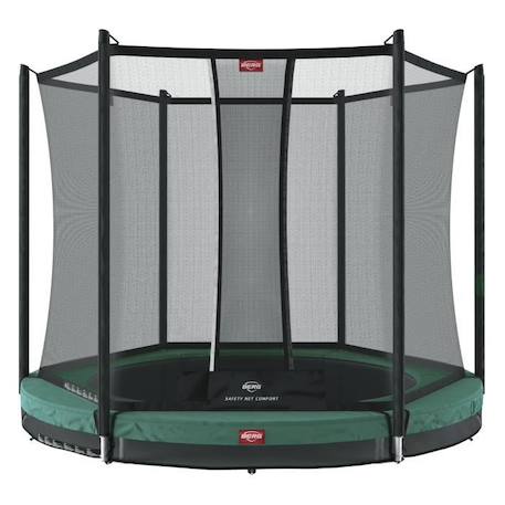 Trampoline BERG Favorit InGround 330 Green + Safety Net Comfort VERT 1 - vertbaudet enfant 