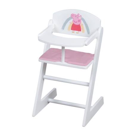 Berceau de Poupée Peppa Pig en Bois - Linge de Lit Inclus - Motif Truie - Nurserie poupon - Blanc - Rose - ROBA BLANC 4 - vertbaudet enfant 