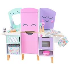 Jouet-Jeux d'imitation-Cuisines et dinette-KidKraft - Cuisine en bois pour enfant Lil' Friends - 14 accessoires dont biscuits factices et maniques inclus