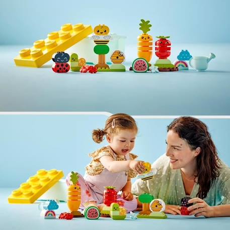 LEGO® DUPLO My First 10984 Le Jardin Bio, Jouets Éducatif à Empiler pour Bébés Dès 1,5 An BLANC 6 - vertbaudet enfant 