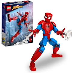 Jouet-Jeux d'imagination-Jeux de construction-LEGO Marvel 76226 La Figurine de Spider-Man, Jouet à Construire Super-Héros, Cadeau 8 Ans