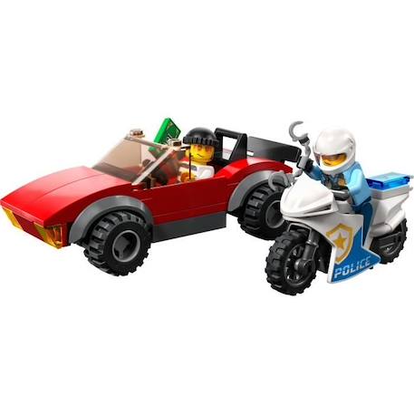 LEGO® City 60392 La Course-Poursuite de la Moto de Police, Jouet Voiture de Course et 2 Policiers ROUGE 2 - vertbaudet enfant 