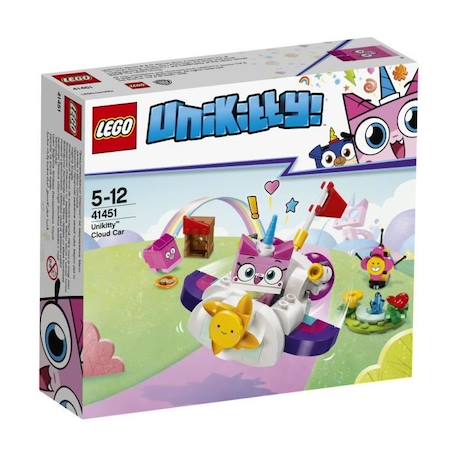 LEGO - Unikitty - La voiture dans les nuages - Rose - Avec figurines et parc ROSE 1 - vertbaudet enfant 