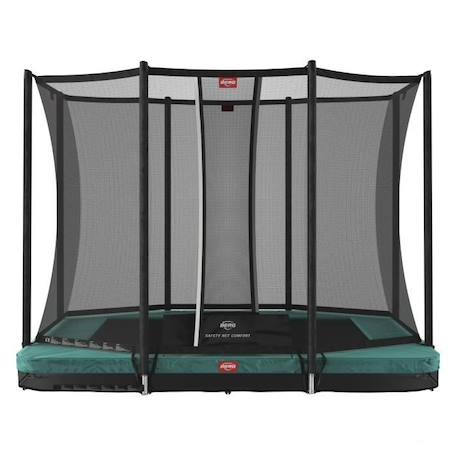 Trampoline BERG Ultim Favorit InGround 280 Green + Filet de Securite Comfort VERT 1 - vertbaudet enfant 