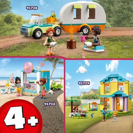 LEGO Friends 41723 La Boutique de Donuts, Jouet Enfants 4 Ans, Mini-Poupées Liane et Léo BLANC 5 - vertbaudet enfant 