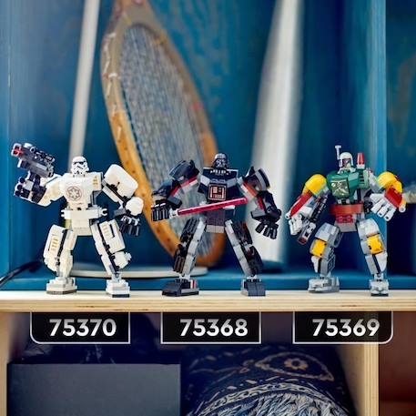 LEGO® Star Wars 75368 Le Robot Dark Vador, Jouet de Figurine avec Minifigurine et Grand Sabre Laser BLANC 4 - vertbaudet enfant 