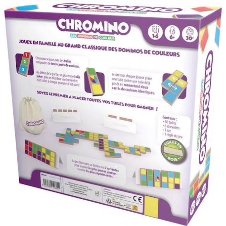 Jeu de Domino de couleurs Chromino - Asmodee - Jeu de société - Jeu de plateau - Mixte - A partir de 8 ans VERT 4 - vertbaudet enfant 