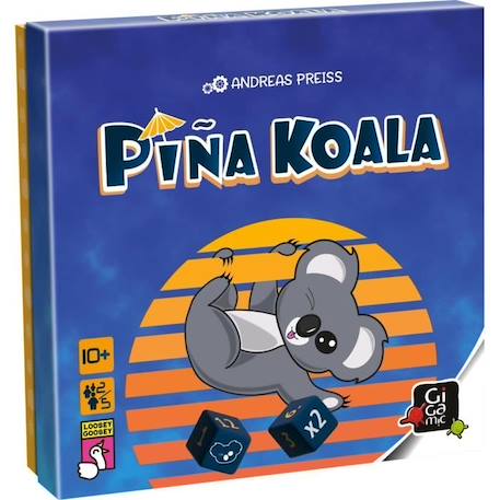 Jeu de dés Pina Koala - GIGAMIC - Mixte - 10 ans et plus - Vert VERT 1 - vertbaudet enfant 