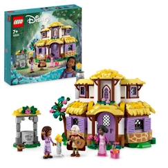 Jouet-Jeux d'imagination-Jeux de construction-LEGO® Disney Wish 43231 La Chaumière d’Asha, Maison de Poupées avec Mini Poupées Asha, Sakina et Sabino et Figurine Star