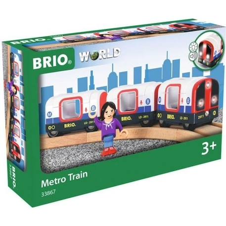 Métro Son Et Lumiere - BRIO - 33867 - Intérieur - Vert - Enfant VERT 1 - vertbaudet enfant 