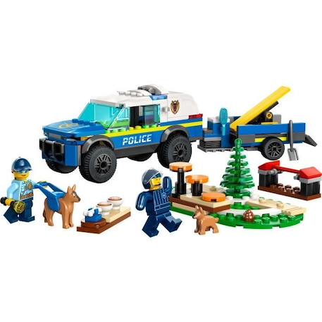 LEGO® City Police 60369 Le Dressage des Chiens Policiers, Jouet Voiture avec Remorque BLANC 2 - vertbaudet enfant 