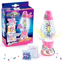 Jouet-Activités artistiques et musicales-Tableaux, dessin et peinture-Mini Lava Lampe DIY - CANAL TOYS - STYLE 4 EVER - OFG 234 - Rose - Multicolore - Enfant