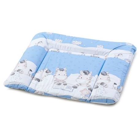 Matelas à langer souple GEUTHER - Zèbre - Taille XXL - 85 x 75 cm BLEU 1 - vertbaudet enfant 