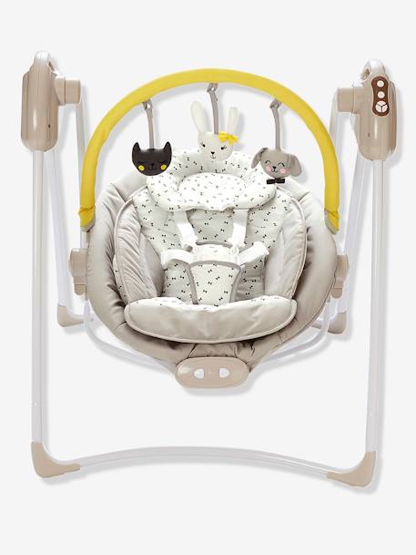 Balancelle avec arche de jeux Babyswing vertbaudet gris 3 - vertbaudet enfant 