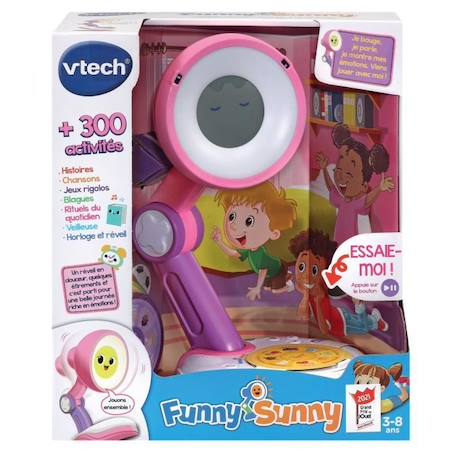 VTECH - Funny Sunny, Mon Compagnon Interactif Rose ROSE 4 - vertbaudet enfant 