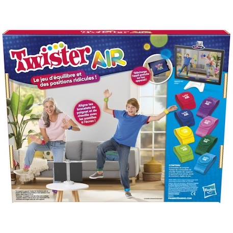 Twister Air, jeu Twister avec appli RA, se connecte aux smartphones et tablettes, jeux actifs de groupe, dès 8 ans BLEU 4 - vertbaudet enfant 
