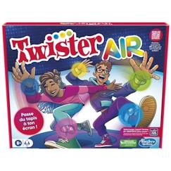 Jouet-Jeux de société-Jeux classiques et de réflexion-Twister Air, jeu Twister avec appli RA, se connecte aux smartphones et tablettes, jeux actifs de groupe, dès 8 ans