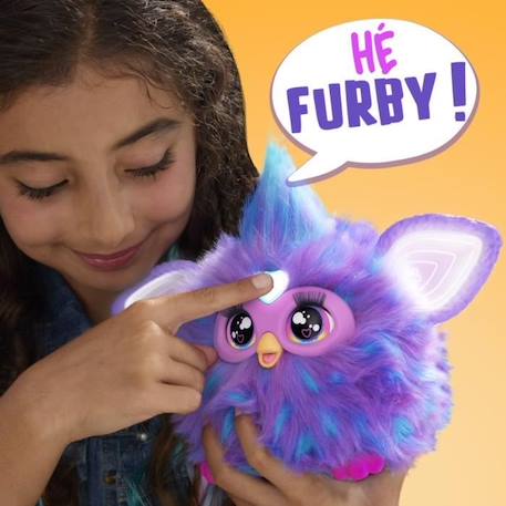 Furby violet, 15 accessoires, peluche interactive pour filles et garçons, animatronique activé par la voix, à partir de 6 ans VIOLET 5 - vertbaudet enfant 