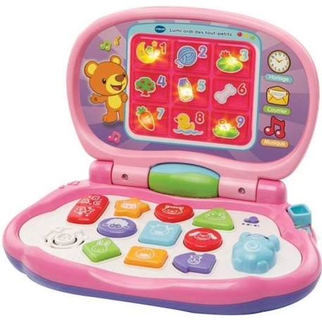 Ordinateur VTECH orange pour enfant fille garçon 4 5 6 7 ans