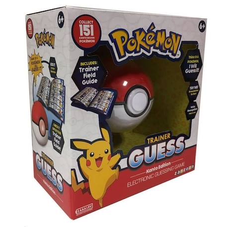 POKEMON Dresseur Guess Jeu électronique 80598 ROUGE 1 - vertbaudet enfant 