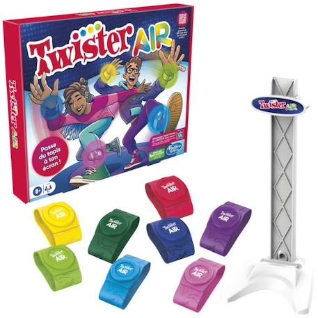 Twister Air, jeu Twister avec appli RA, se connecte aux smartphones et tablettes, jeux actifs de groupe, dès 8 ans BLEU 3 - vertbaudet enfant 