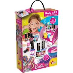 Jouet-Activités artistiques et musicales-Loisirs créatifs-Perles, mode et coffrets créatifs-Vernis à ongles Barbie nail art color qui change de couleur - Lisciani