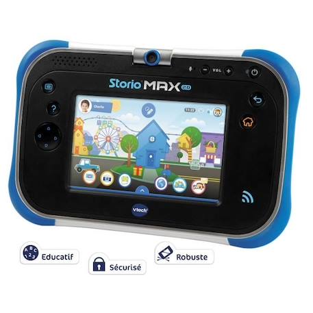 VTECH - Console Storio Max 2.0 5' Bleue - Tablette Éducative Enfant BLEU 2 - vertbaudet enfant 