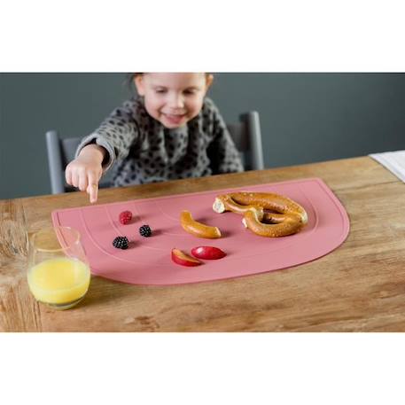 Set de table arc-en-ciel Vieux Rose ROSE 2 - vertbaudet enfant 