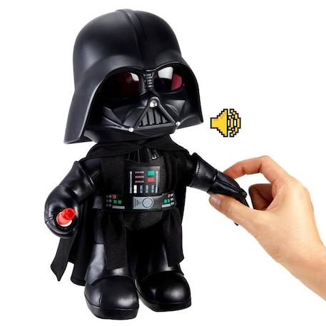 Star Wars - Peluche Dark Vador A Fonctions - Peluche - 3 ans et + NOIR 4 - vertbaudet enfant 