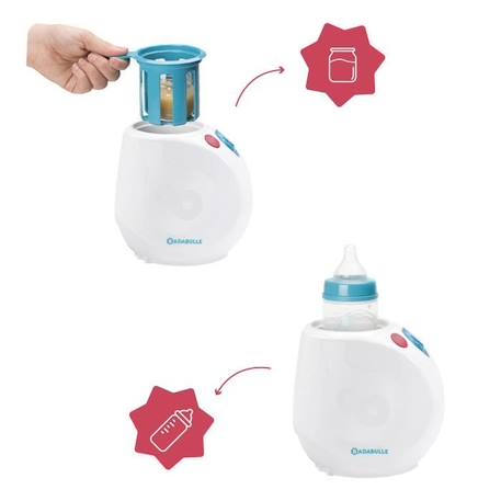 BADABULLE Chauffe biberon Easy + BLANC 3 - vertbaudet enfant 