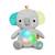 BRIGHT STARTS Jouet peluche éléphant Hug-a-Bye Baby, sons et lumières BLANC 1 - vertbaudet enfant 