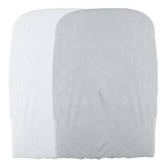 Puériculture-Lot de 2 housses de matelas à  langer - Blanc / Perle - 50 X 75 cm