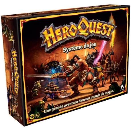 Heroquest Système de Jeu - Jeu d'aventures fantastiques styles donjon - Jeu de société - A partir de 14 Ans, 2 à 5 Joueurs BLANC 1 - vertbaudet enfant 