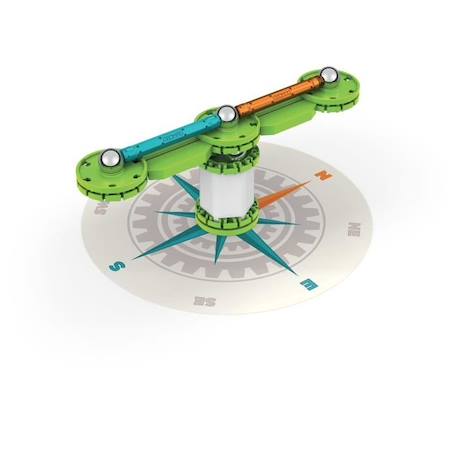 GEOMAG MECHANICS, MOTION 35 pcs, construction magnétique, jeux éducatifs, Jouet pour enfants dès 7 ans, GMT00 VERT 4 - vertbaudet enfant 