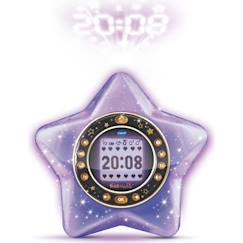 Jouet-Réveil KidiMagic Starlight Violet - VTECH - 6 à 12 ans - Projection animée - 9 en 1