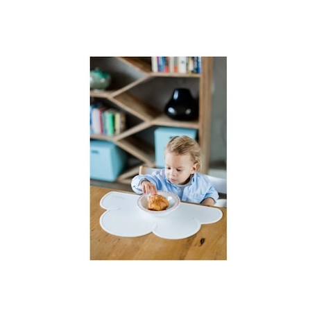 Set de table en forme de nuage en silicone BLANC 2 - vertbaudet enfant 