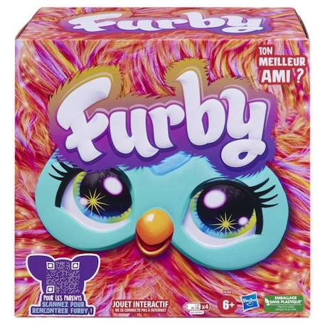 Furby corail, 15 accessoires, peluche interactive pour filles et garçons, animatronique activé par la voix, à partir de 6 ans ORANGE 6 - vertbaudet enfant 