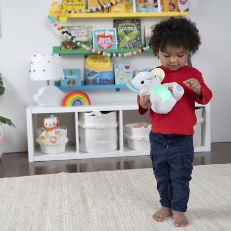 BRIGHT STARTS Jouet peluche éléphant Hug-a-Bye Baby, sons et lumières BLANC 5 - vertbaudet enfant 