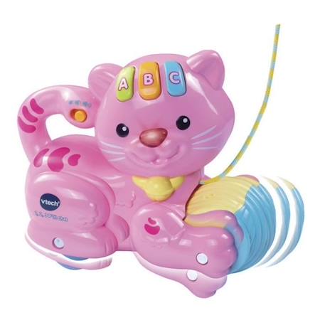 VTECH BABY - 1,2,3 P'tit Chat Rose ROSE 2 - vertbaudet enfant 