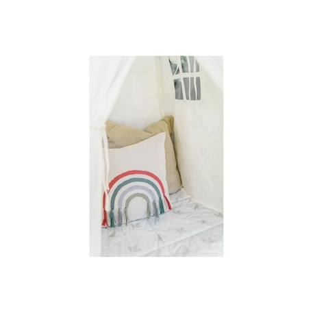 Housse de coussin bébé Arc-en-ciel en coton VERT 3 - vertbaudet enfant 