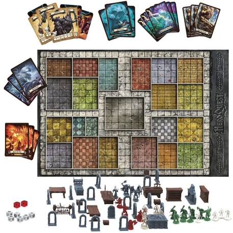 Heroquest Système de Jeu - Jeu d'aventures fantastiques styles donjon - Jeu de société - A partir de 14 Ans, 2 à 5 Joueurs BLANC 4 - vertbaudet enfant 