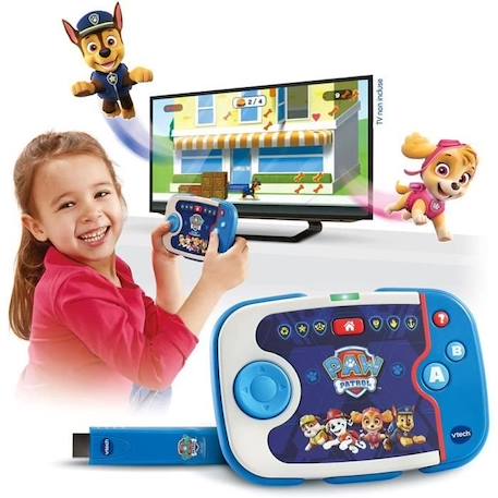 VTECH - PAT PATROUILLE - ABC Smile TV - Ma Première Console TV Éducative BLEU 3 - vertbaudet enfant 