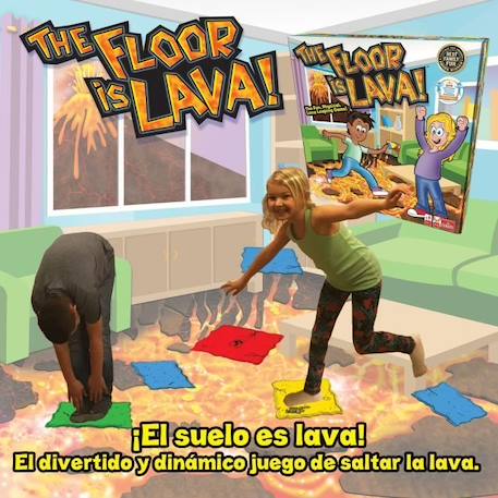 Floor is lava - Jeu de société - GOLIATH - A partir de 5 ans MARRON 2 - vertbaudet enfant 
